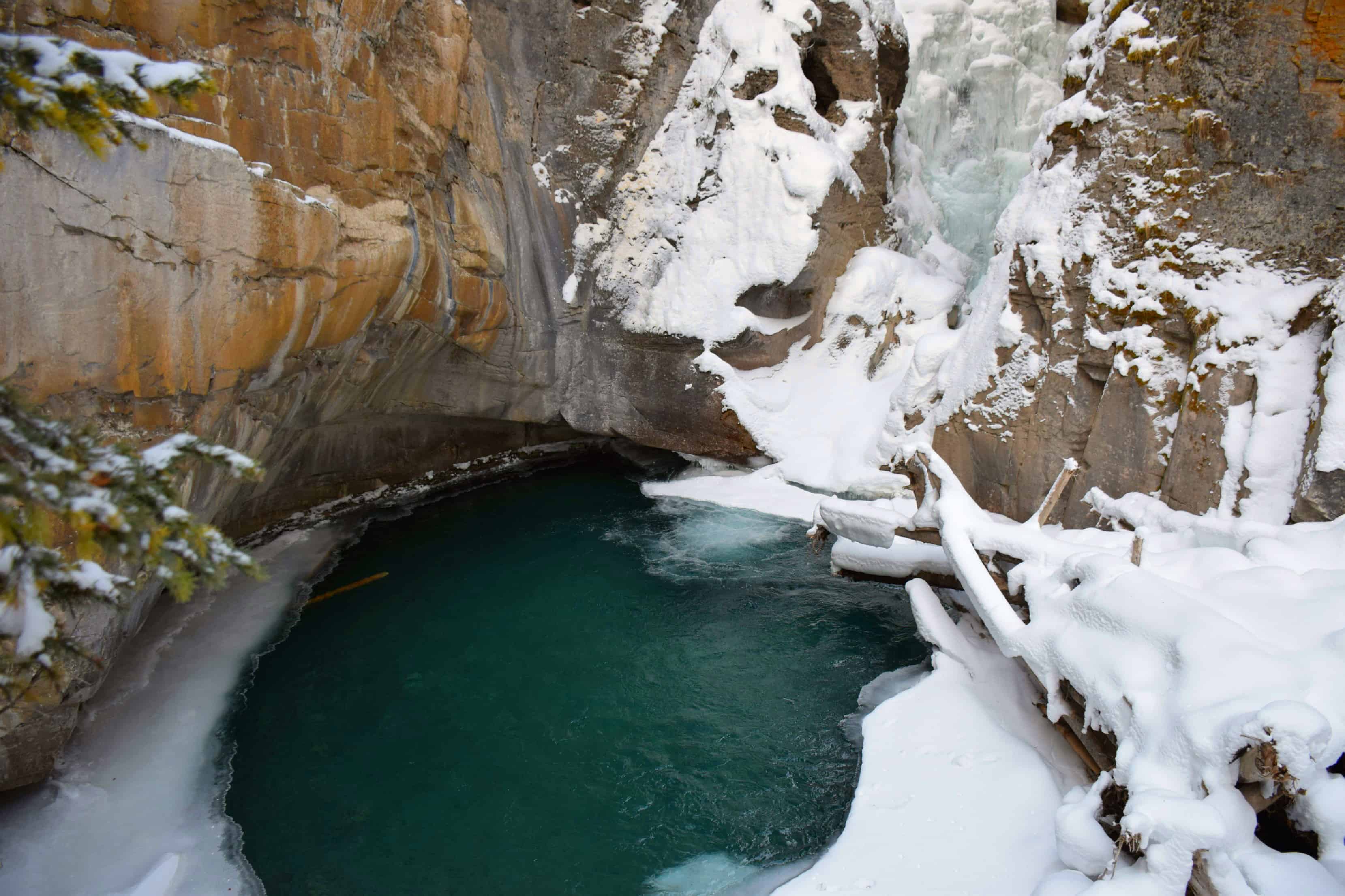 Hiking Banff’s Johnston Canyon in Winter