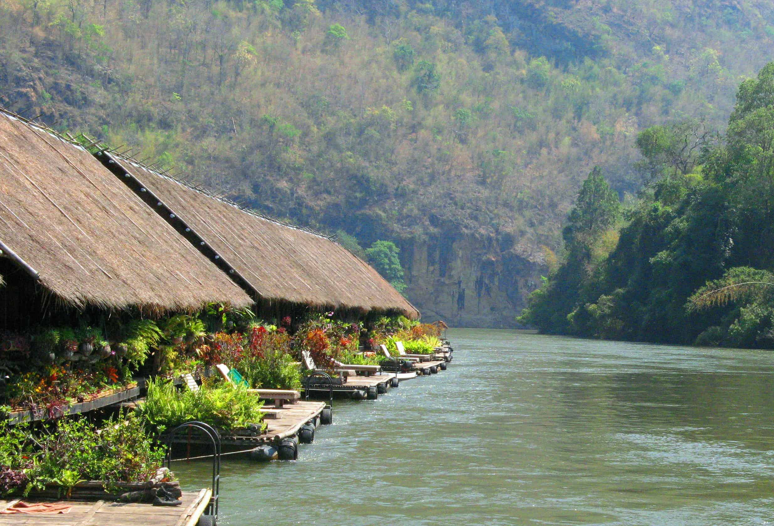 Floating hotel in Thailand