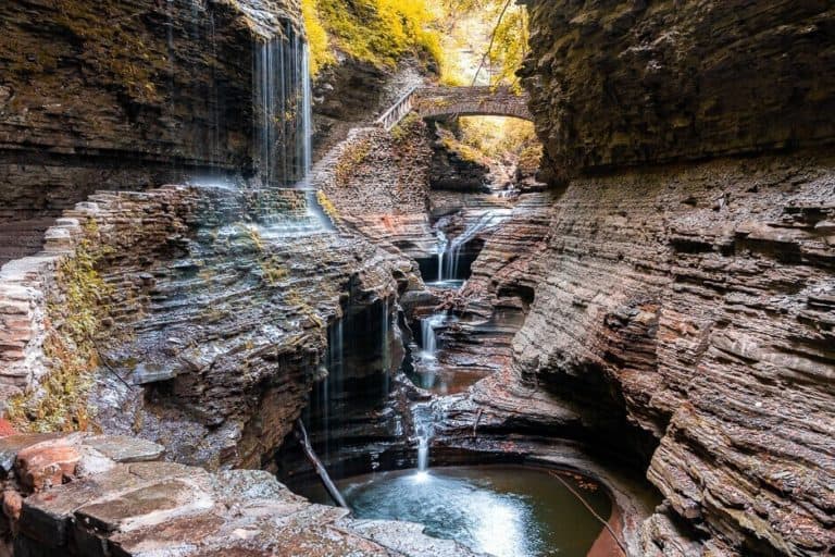 Photo of a waterfall